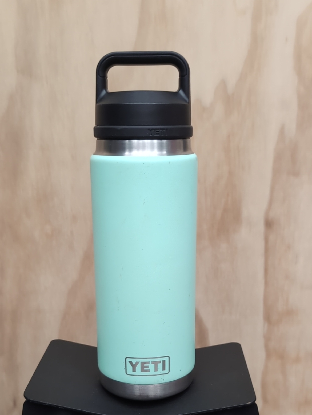 Yeti Mint Blue Bottle with Black Chug Cap